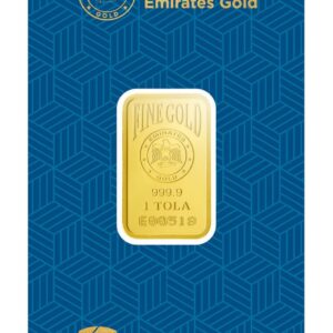 Emirates 1 Tola Gold Bar Fine Gold 999.9 Purity - 1 Tola