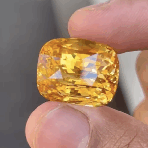 Golden Yellow Sapphire - 61.23ct